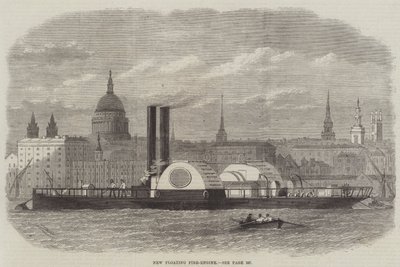 Nouvelle pompe à incendie flottante - Edwin Weedon